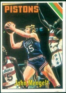 John Mengelt #12 Basketball Cards 1975 Topps