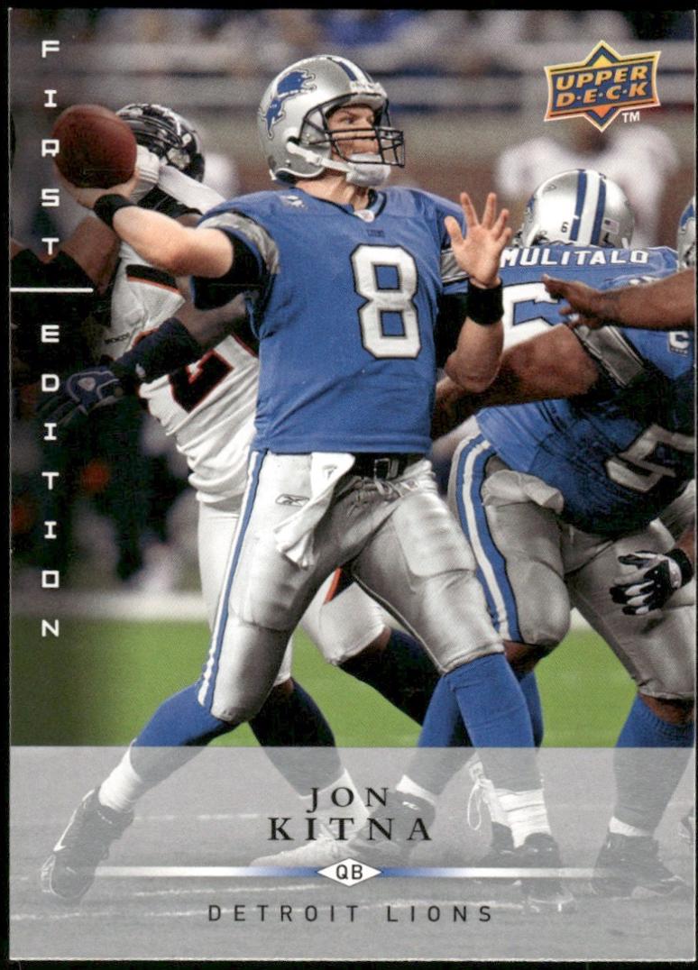 Jon Kitna #51 2008 Upper Deck First Edition Football