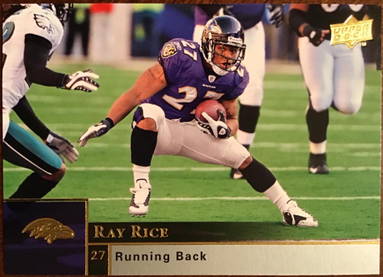 Ray Rice #16 Football Cards 2009 Upper Deck