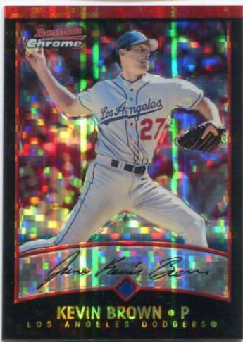 Kevin Brown #35 Baseball Cards 2001 Bowman Chrome