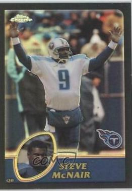 Steve McNair #10 Football Cards 2003 Topps Chrome