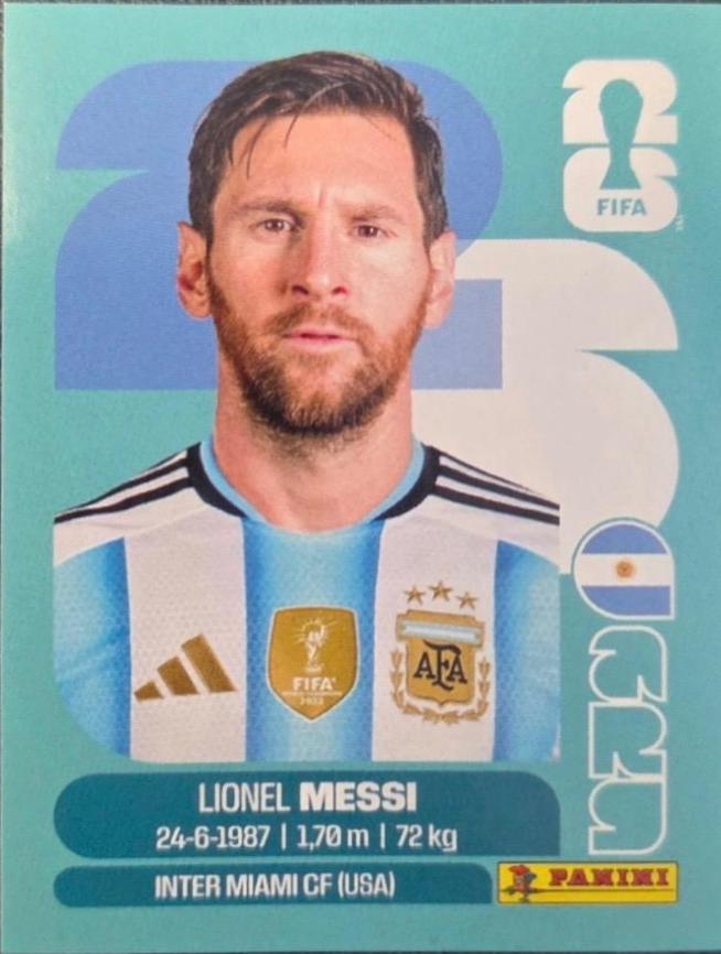 Lionel Messi [International] #ARG17 Prices | 2026 Panini FIFA World Cup ...