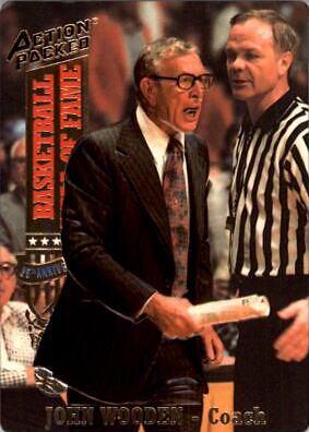 John Wooden #12 Basketball Cards 1993 Action Packed Hall of Fame