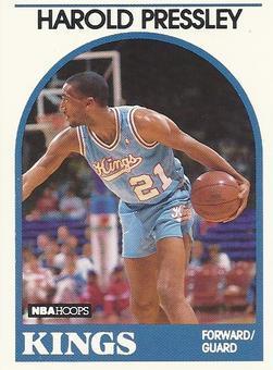 Harold Pressley #24 Basketball Cards 1989 Hoops