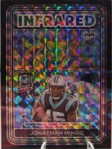 Jonathan Mingo #18 Football Cards 2023 Panini Spectra Infrared