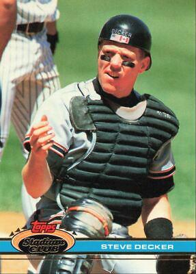 Steve Decker #569 Baseball Cards 1991 Stadium Club