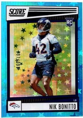 Nik Bonitto [Stars] #317 Prices | 2022 Panini Score | Football Cards