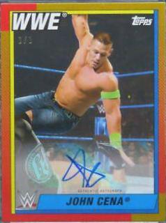 John Cena #A-JC Wrestling Cards 2021 Topps Heritage WWE Autographs