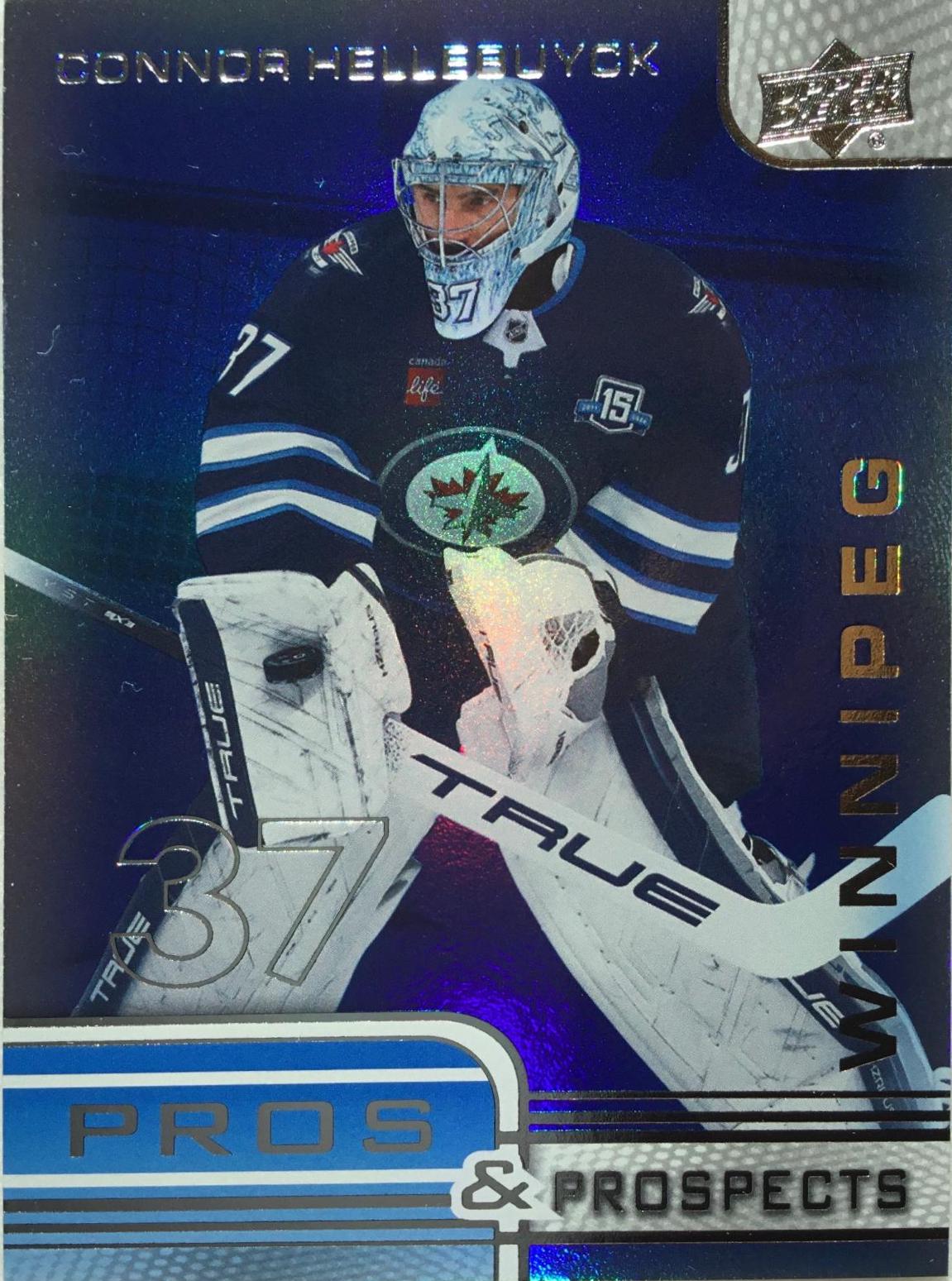 Connor Hellebuyck #PP-11 2025 Upper Deck Extended Series Pros And Prospects Hockey