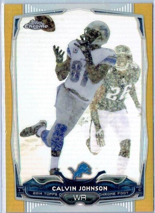 Calvin Johnson #98 2014 Topps Chrome Football