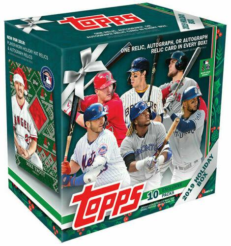 Mega Box Baseball Cards 2019 Topps Holiday Mega Box