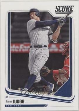 Aaron Judge #5 Baseball Cards 2018 Panini Chronicles Score