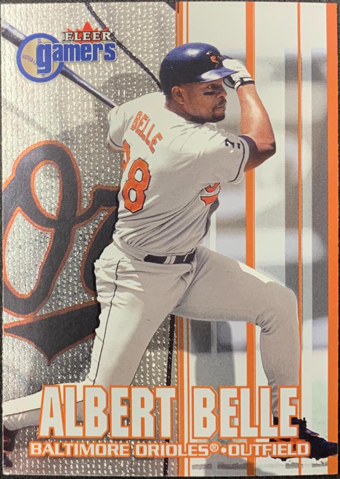 Albert Belle #34 Baseball Cards 2000 Fleer Gamers