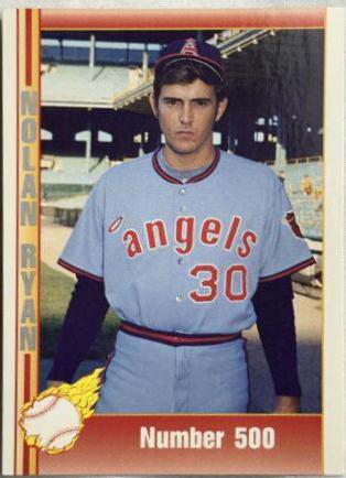 Number 500 #125 Baseball Cards 1991 Pacific Nolan Ryan