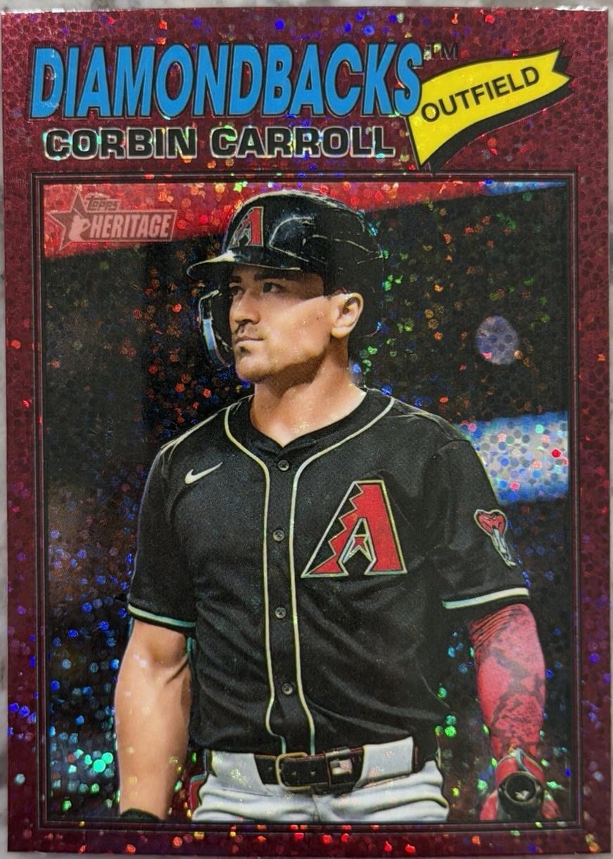 Corbin Carroll [Burgundy Sparkle Chrome] #383
