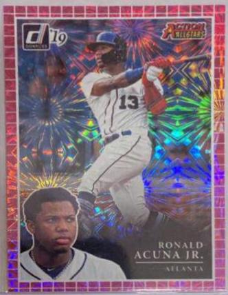 Ronald Acuna Jr. #AA12 Baseball Cards 2019 Panini Donruss Action All Stars