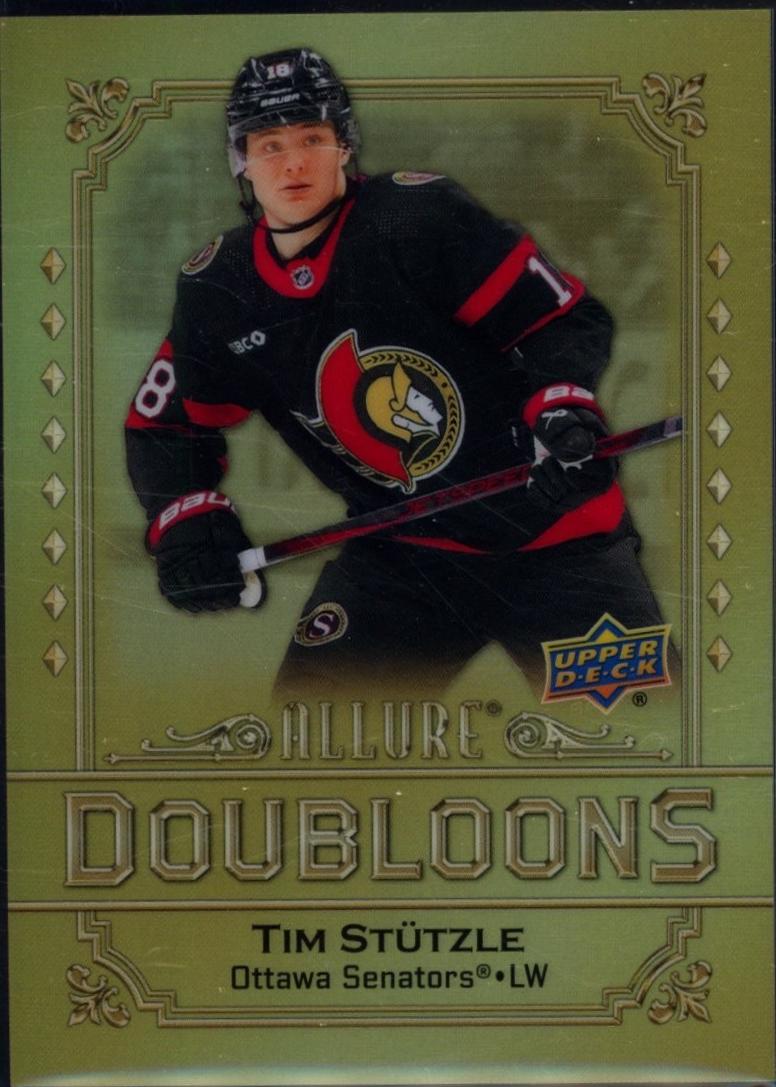 Tim Stutzle #DB-44 Hockey Cards 2024 Upper Deck Allure Doubloons