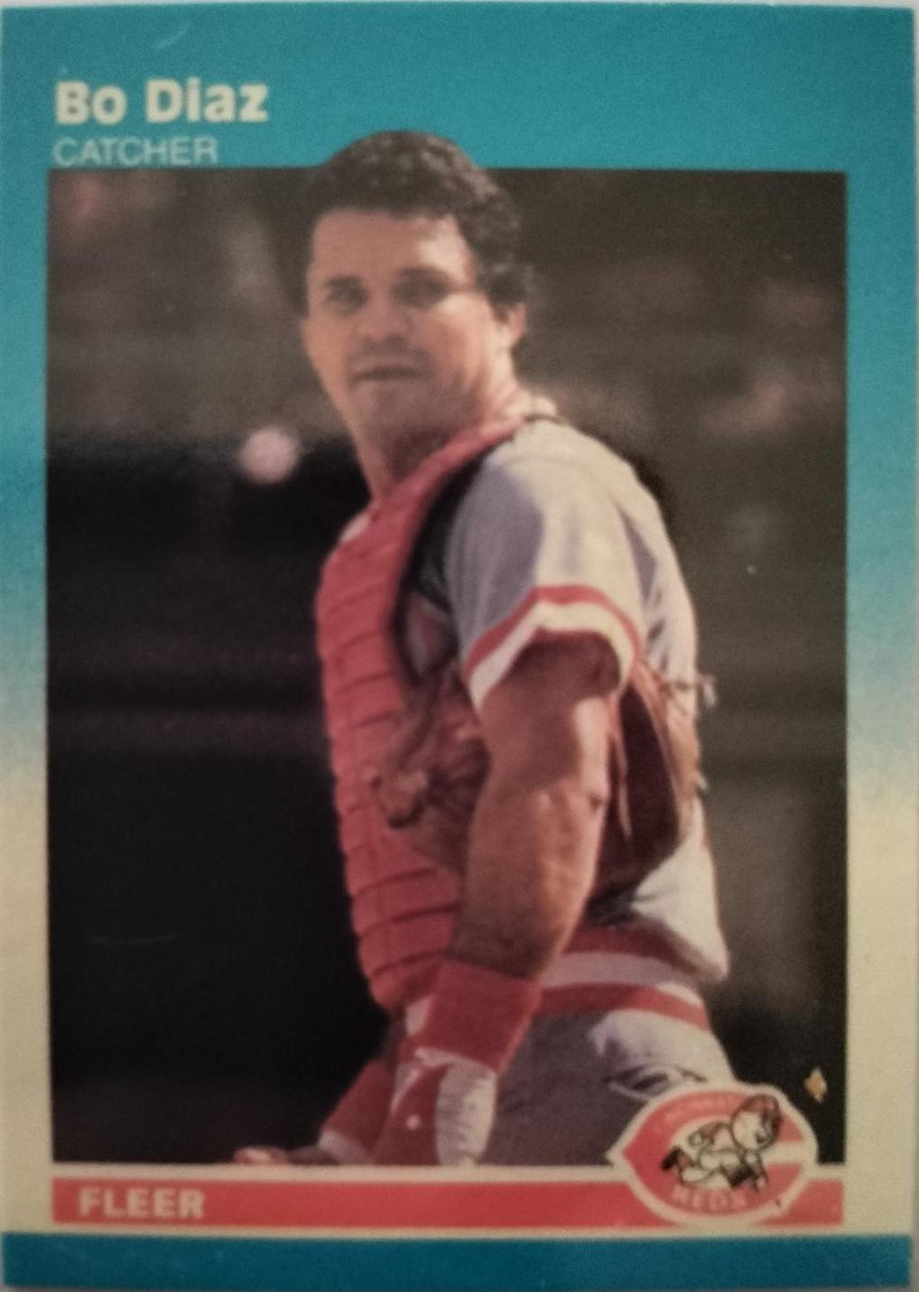 Bo Diaz #32 Baseball Cards 1987 Fleer Mini