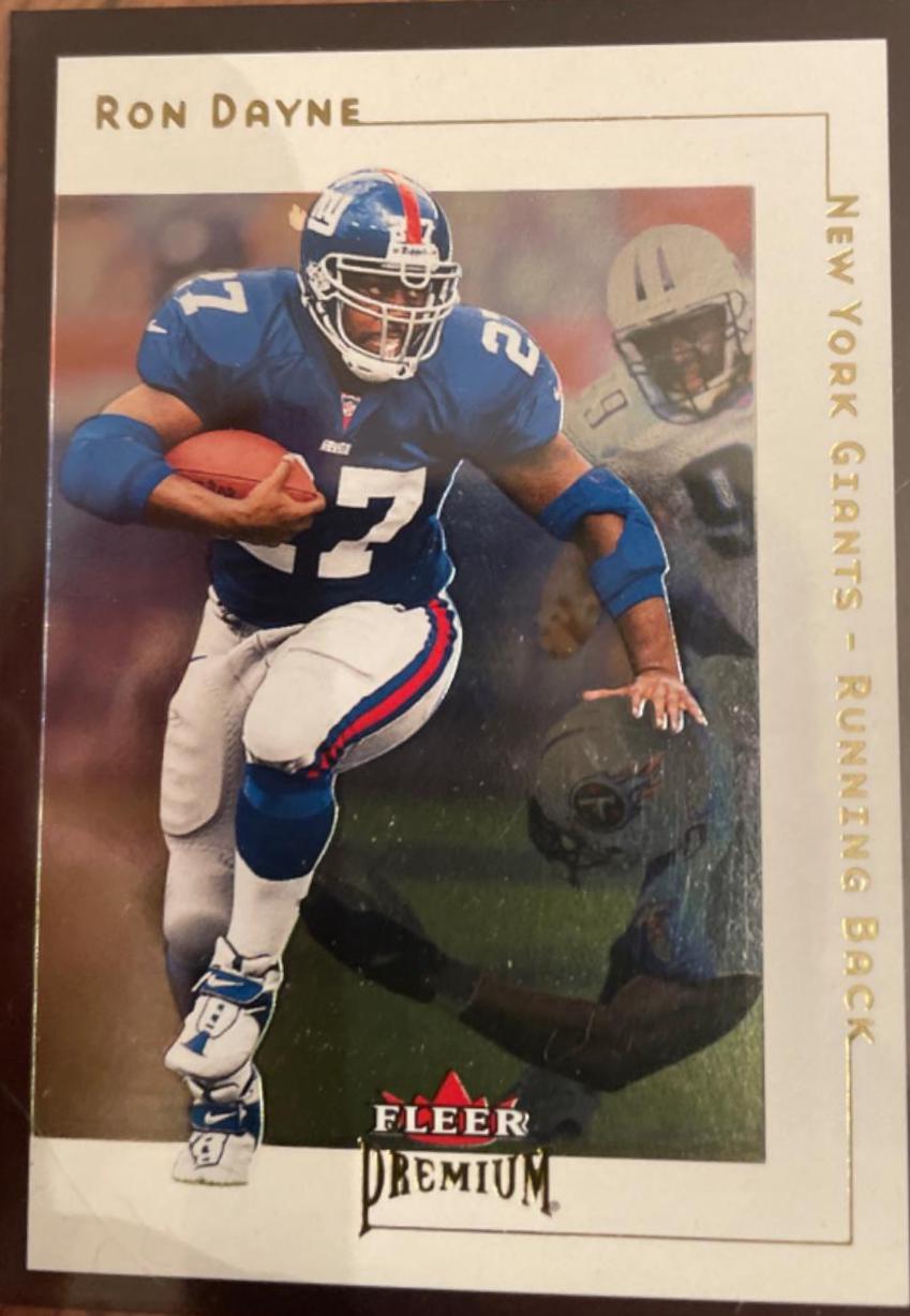 Ron Dayne #112 Football Cards 2001 Fleer Premium