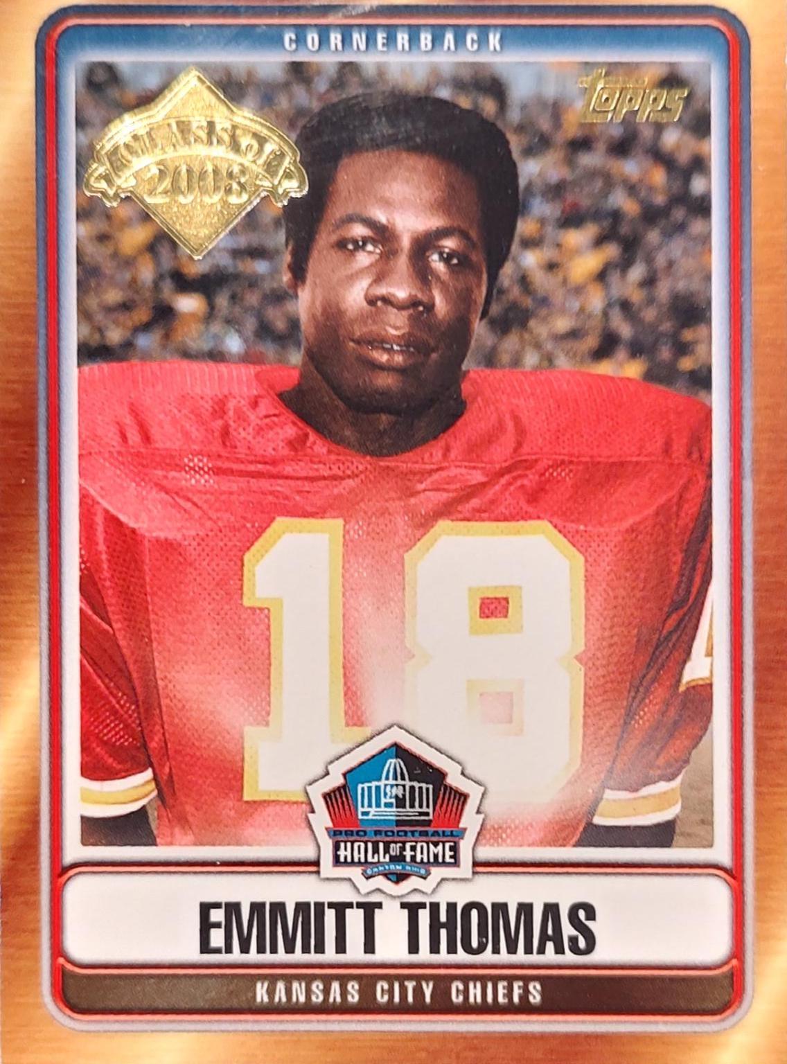 Emmitt Thomas #HOF-ET Football Cards 2008 Topps Hall of Fame Class