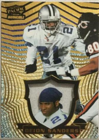 Deion Sanders #38 1997 Pacific Invincible Football