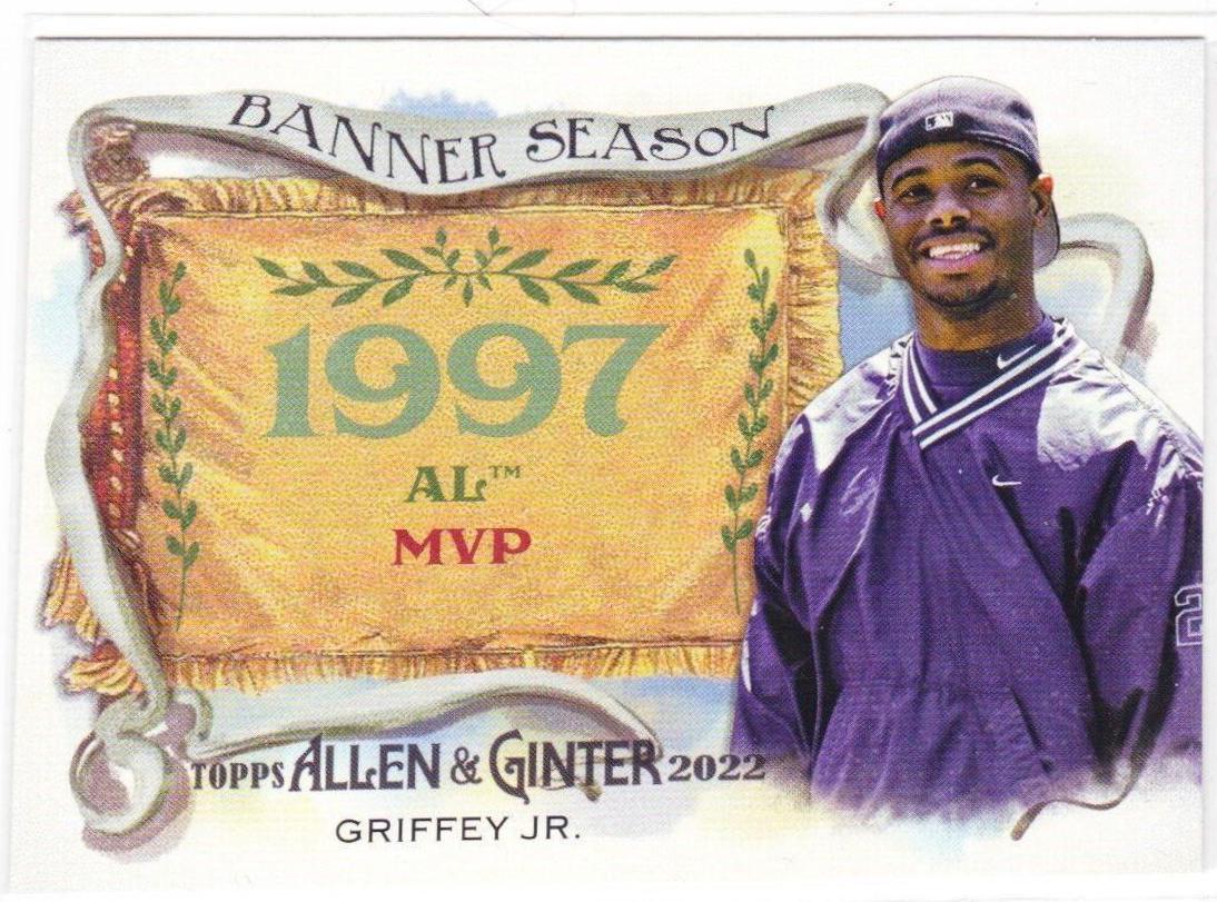 Ken Griffey Jr. #BS-15 Baseball Cards 2022 Topps Allen & Ginter Banner Seasons