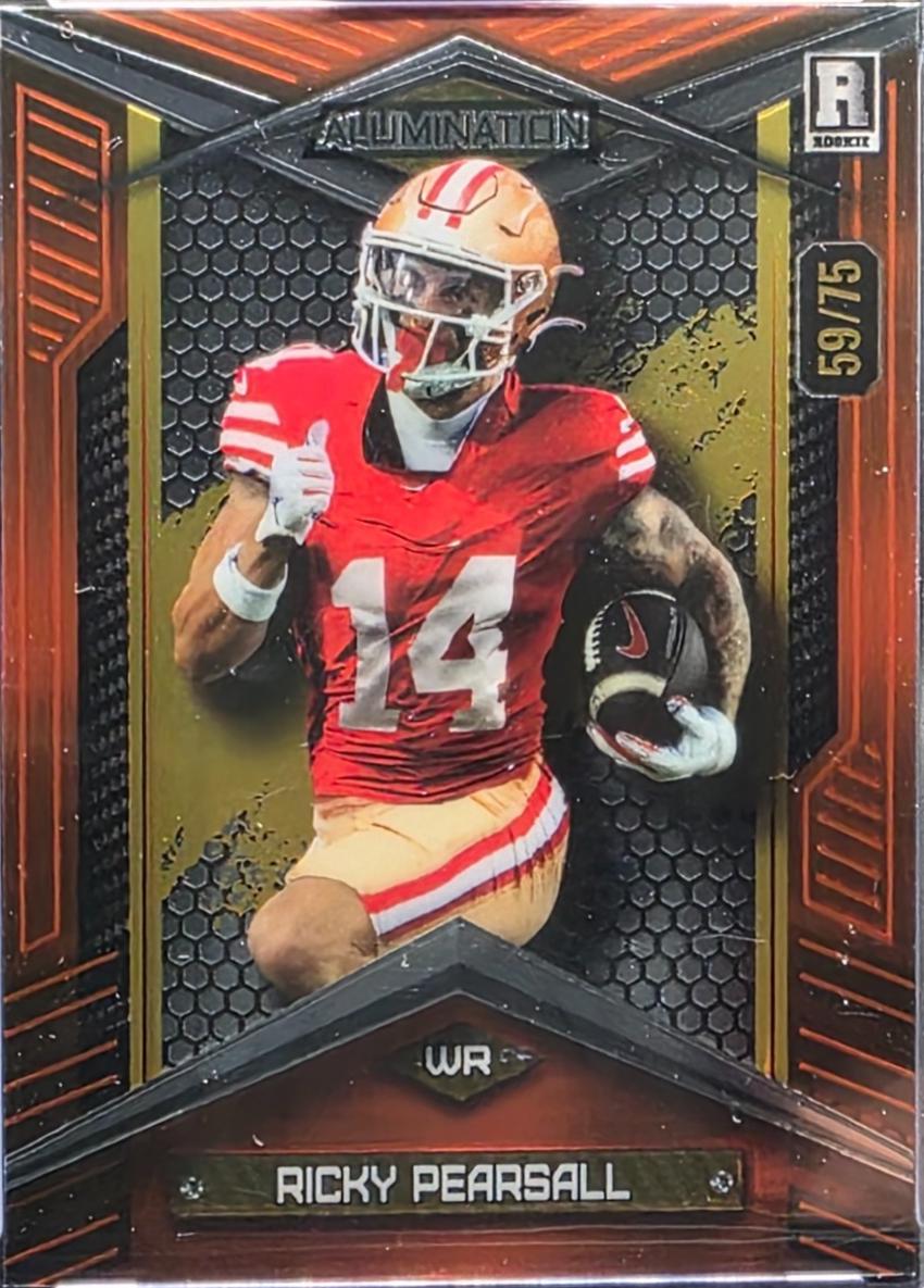 Ricky Pearsall #BC-RP 2024 Wild Card Alumination Just The Hits Football