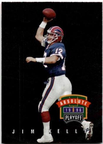 Jim Kelly #1 Football Cards 1996 Playoff Absolute