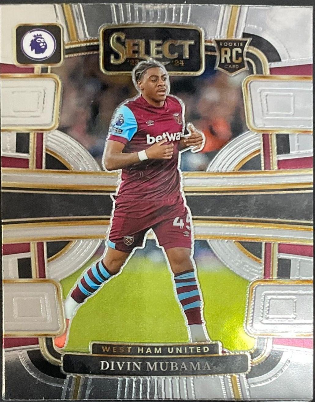 Divin Mubama #95 Soccer Cards 2023 Panini Select Premier League