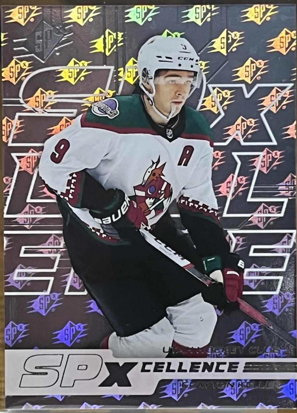 Clayton Keller #XC-CK Hockey Cards 2024 SPx SPxCellence