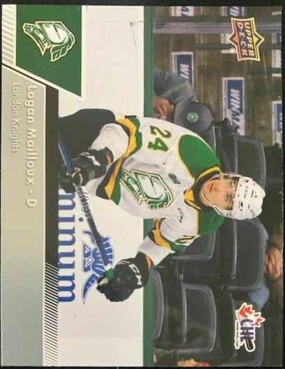 Logan Mailloux #263 2022 Upper Deck Chl Hockey
