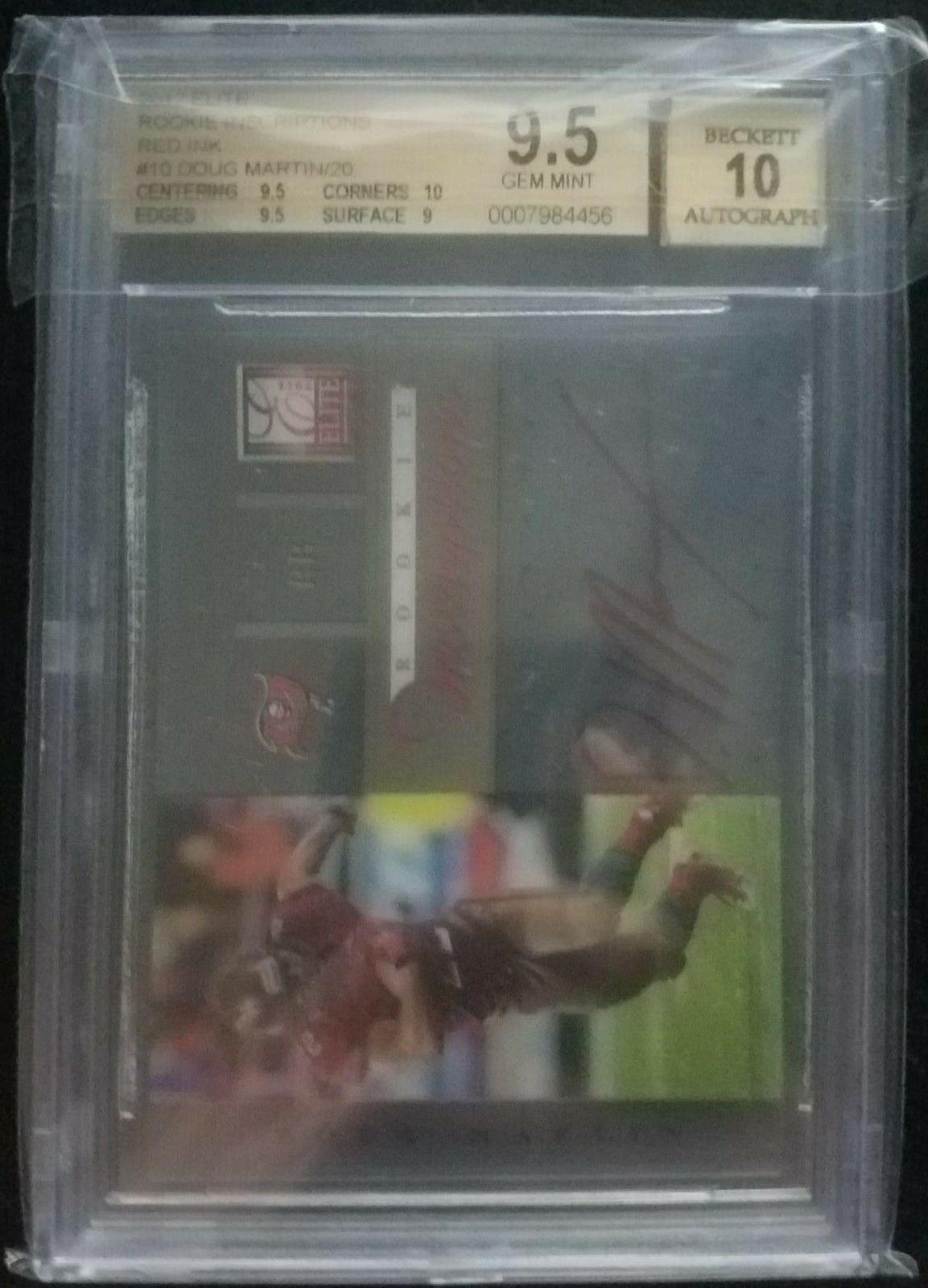 Doug Martin #10 2012 Panini Elite Rookie Inscriptions Football