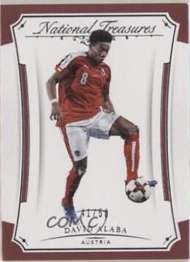 David Alaba #31 Soccer Cards 2018 Panini National Treasures