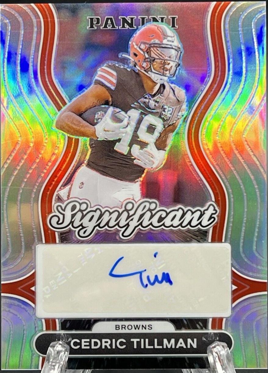 Cedric Tillman #SS-CTN Football Cards 2024 Panini Prizm Significant Signature
