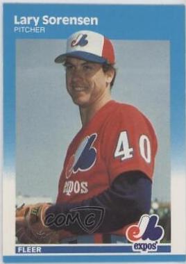 Lary Sorenson #U-111 Baseball Cards 1987 Fleer Update