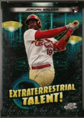 Jordan Walker [Black Eclipse] #ET-20 Baseball Cards 2023 Topps Cosmic Chrome Extraterrestrial Talent Prices