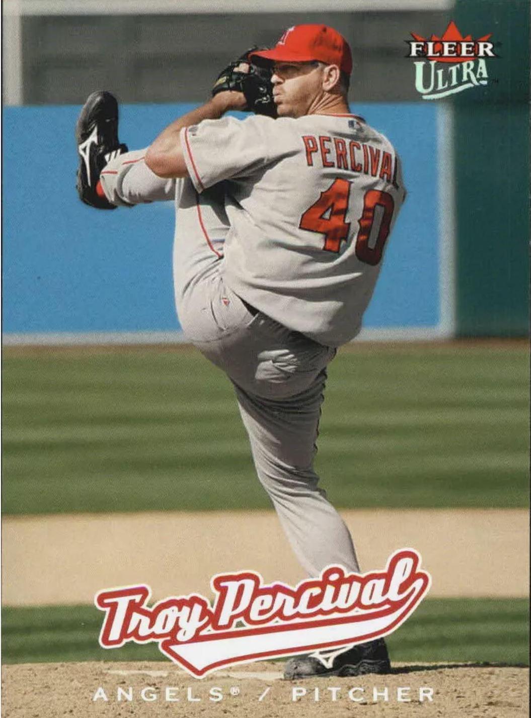 Troy Percival #44 Baseball Cards 2005 Fleer Ultra