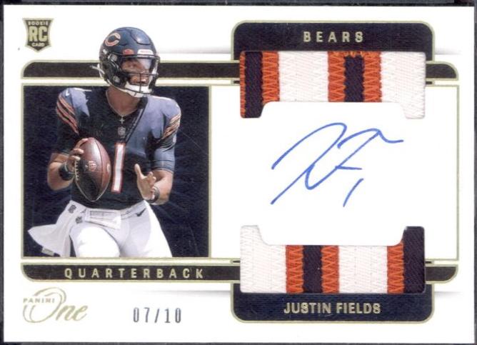 Justin Fields [Gold Autograph] #34