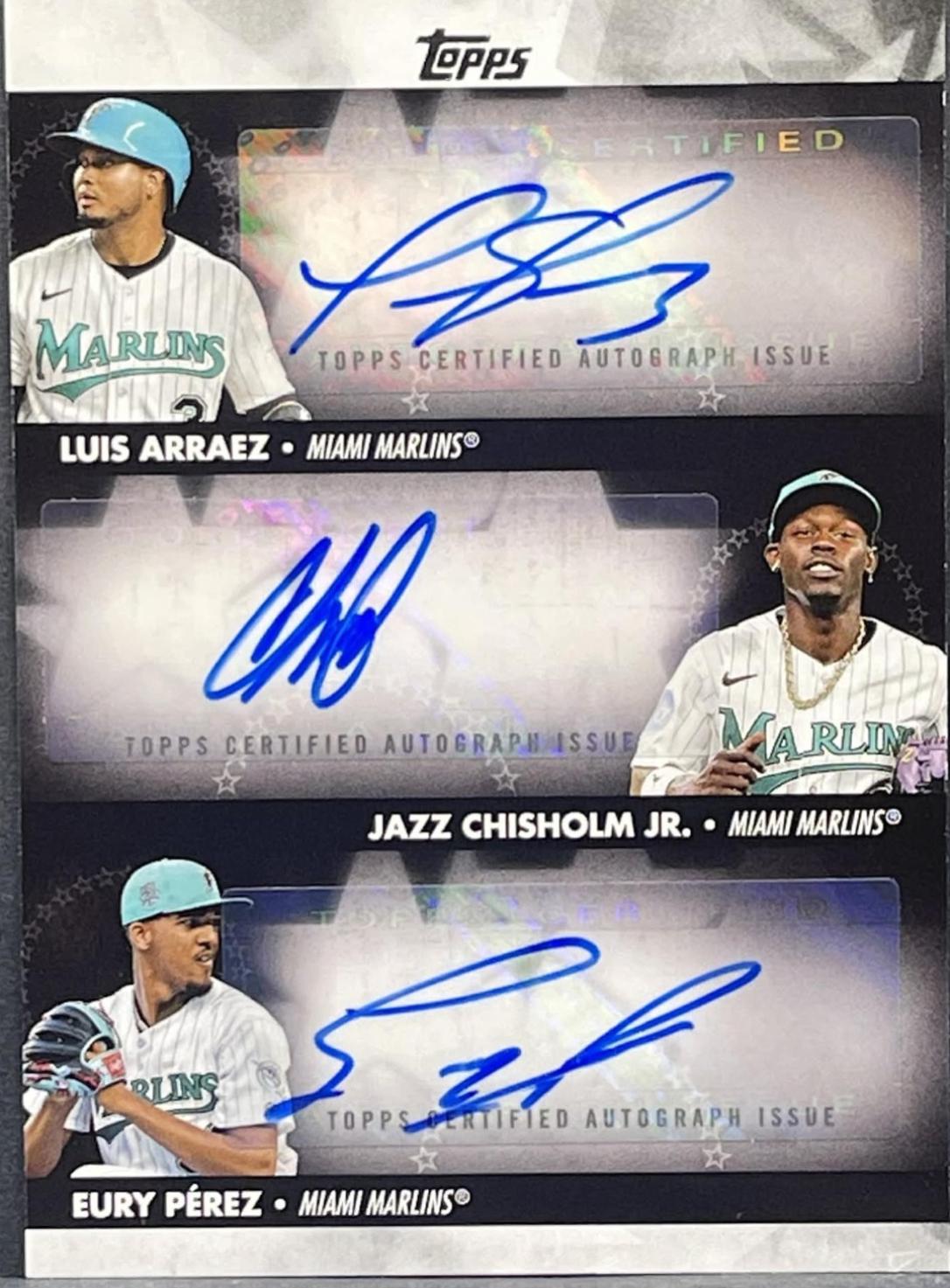 Jazz Chisholm Jr. / Luis Arraez / Eury Perez #BSTA-ACP