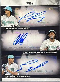Jazz Chisholm Jr. / Luis Arraez / Eury Perez