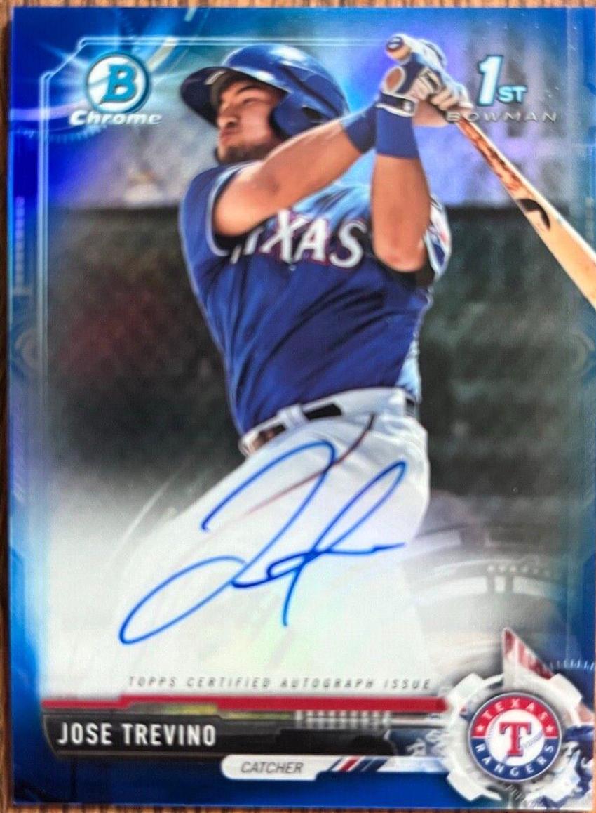 Jose Trevino [Blue Refractor] #CPA-JT