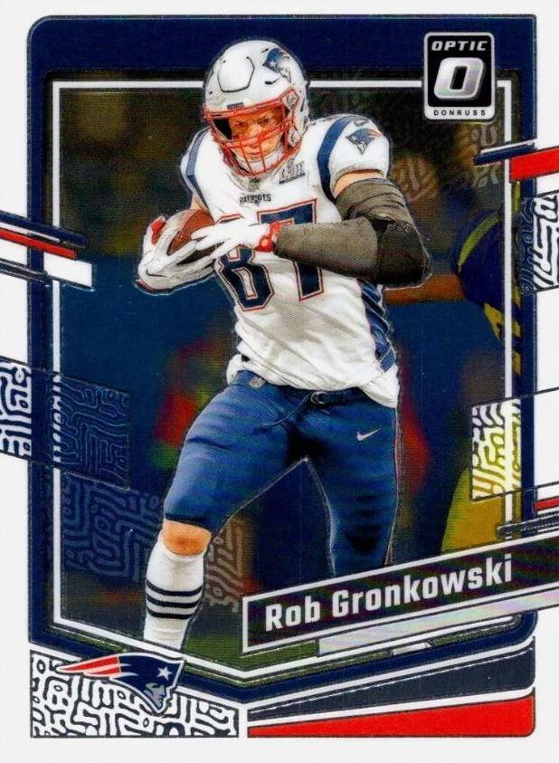 Rob Gronkowski #132 Football Cards 2023 Panini Donruss Optic