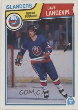 Dave Langevin #11 Hockey Cards 1983 O-Pee-Chee