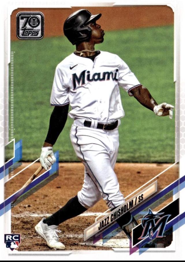 Jazz Chisholm #538 Baseball Cards 2021 Topps