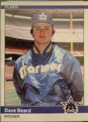 Dave Beard #U-9 Baseball Cards 1984 Fleer Update Prices