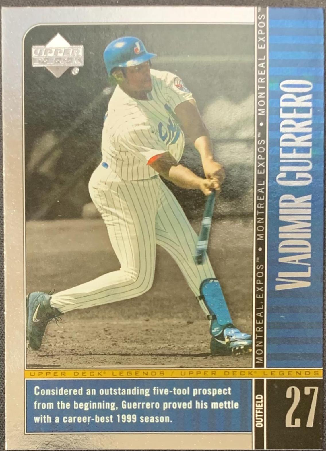 Vladimir Guerrero #35 Baseball Cards 2000 Upper Deck Legends