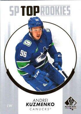 Andrei Kuzmenko #TR-10 Hockey Cards 2022 SP Authentic Top Rookies