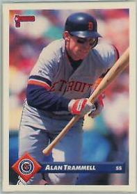 Alan Trammell #655 Baseball Cards 1993 Donruss