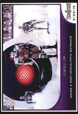 Triple H #9 Wrestling Cards 2016 Topps WWE Road to Wrestlemania