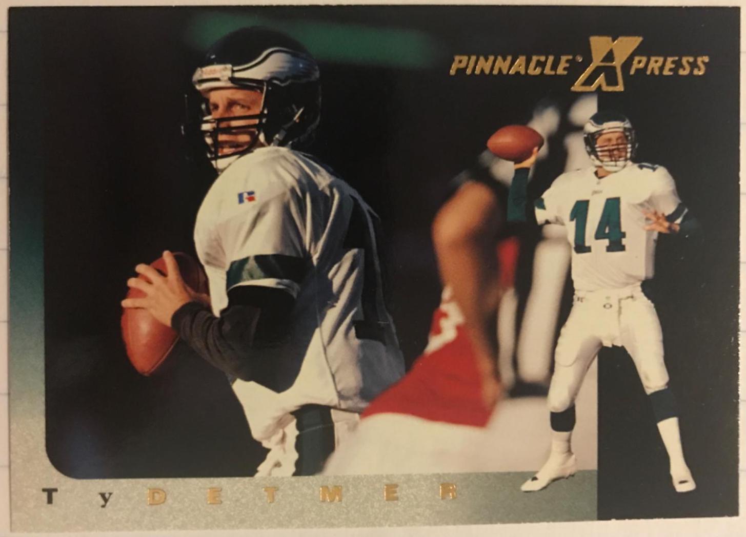 Ty Detmer #26 Football Cards 1997 Pinnacle X Press